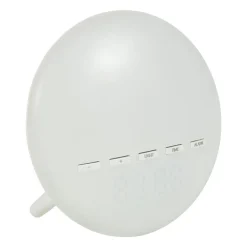 Réveil simulateur d'aube USB (D14,4 cm) Soleïa Blanc