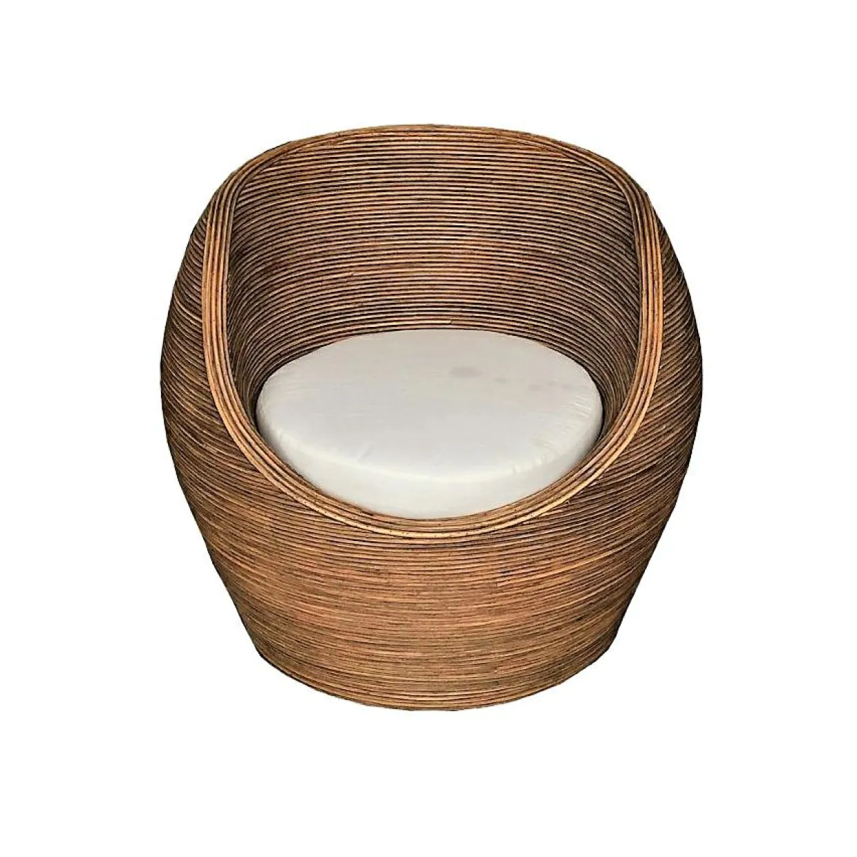 Salon de jardin en rotin 5 places Trinidad Naturel beige