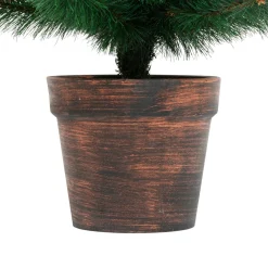Sapin artificiel de Noël en pot (H100 cm) Windy Peak Vert sapin