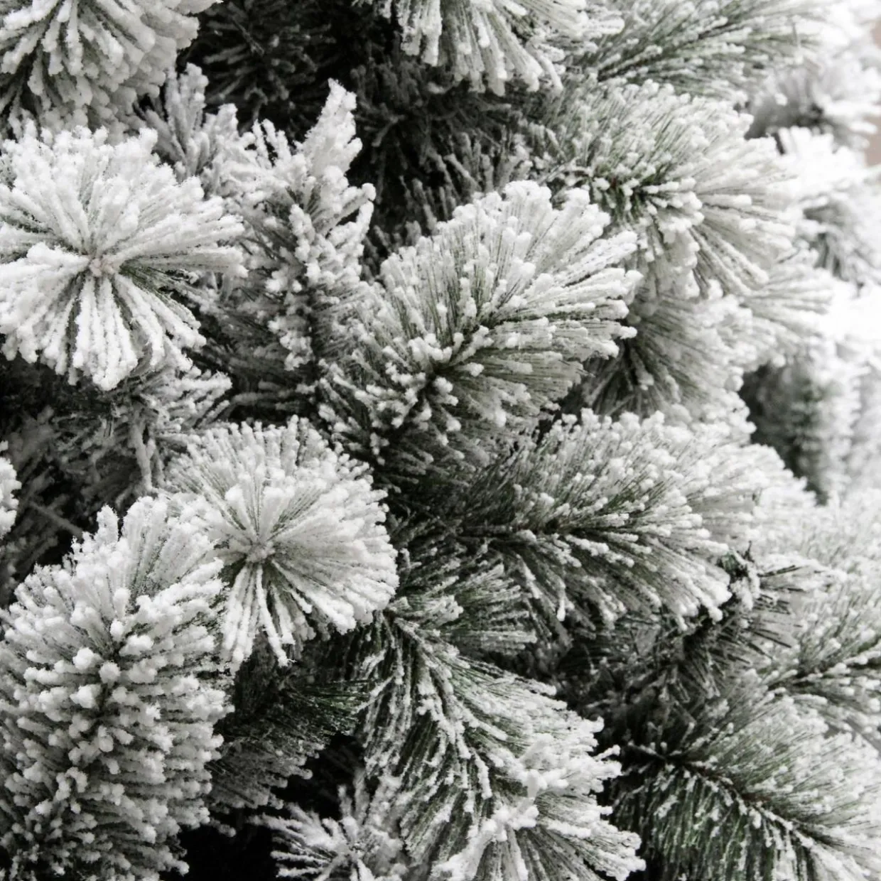 Sapin artificiel de Noël (H210 cm) Edmonton Vert enneigé