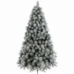 Sapin artificiel de Noël (H210 cm) Edmonton Vert enneigé