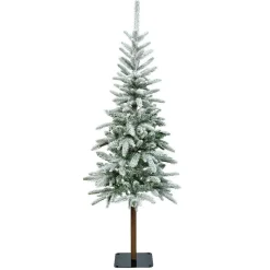 Sapin artificiel de Noël (H240 cm) Glockner Vert enneigé