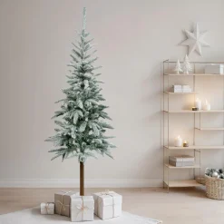 Sapin artificiel de Noël (H180 cm) Glockner Vert enneigé