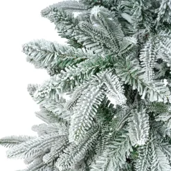 Sapin artificiel de Noël (H180 cm) Glockner Vert enneigé