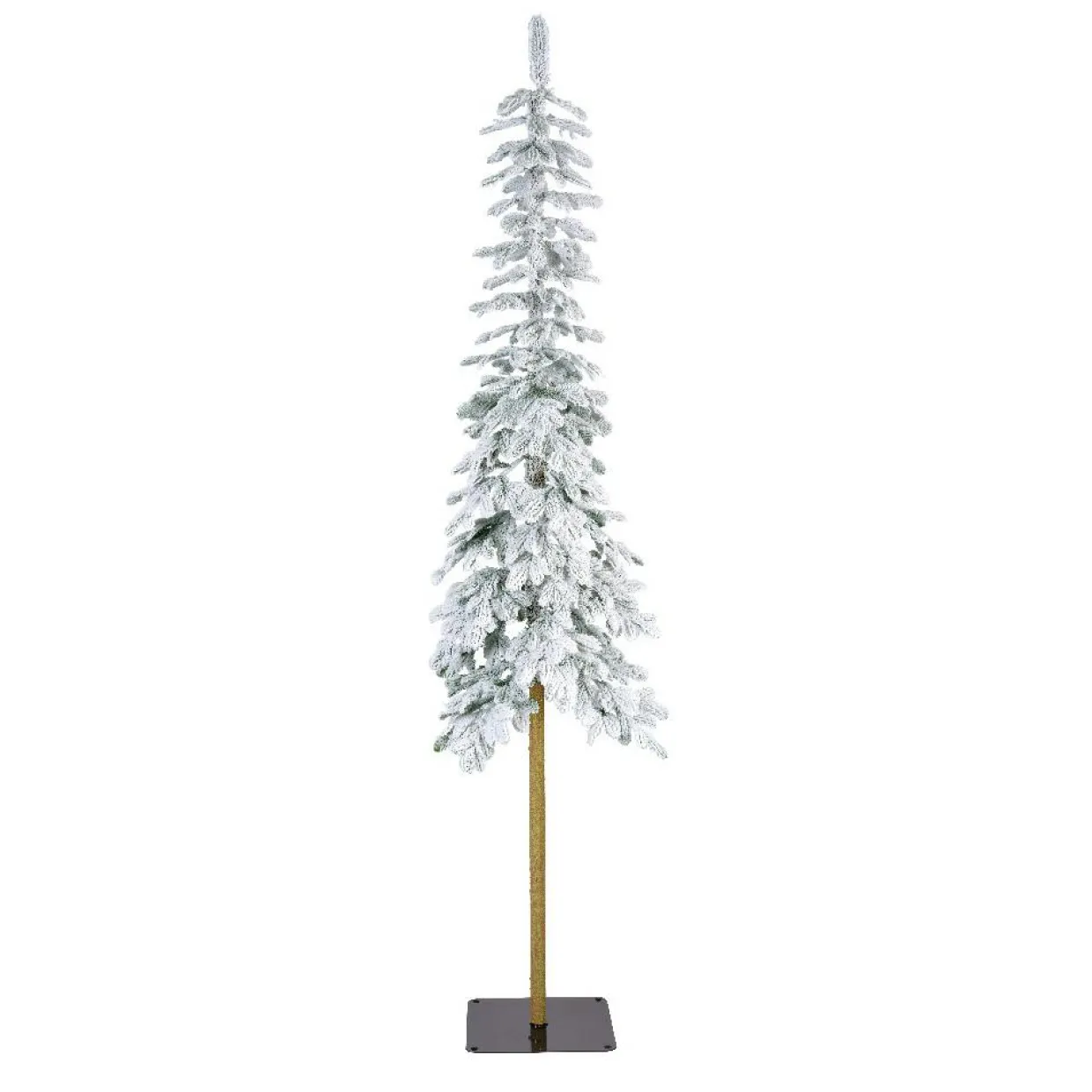 Sapin artificiel de Noël (H240 cm) Sierra Vert enneigé