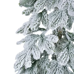 Sapin artificiel de Noël (H150 cm) Sierra Vert enneigé