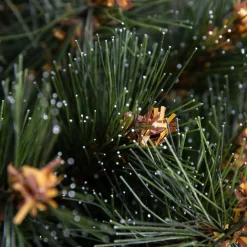 Sapin artificiel de Noël (H240 cm) Stockholm Vert finition perlée
