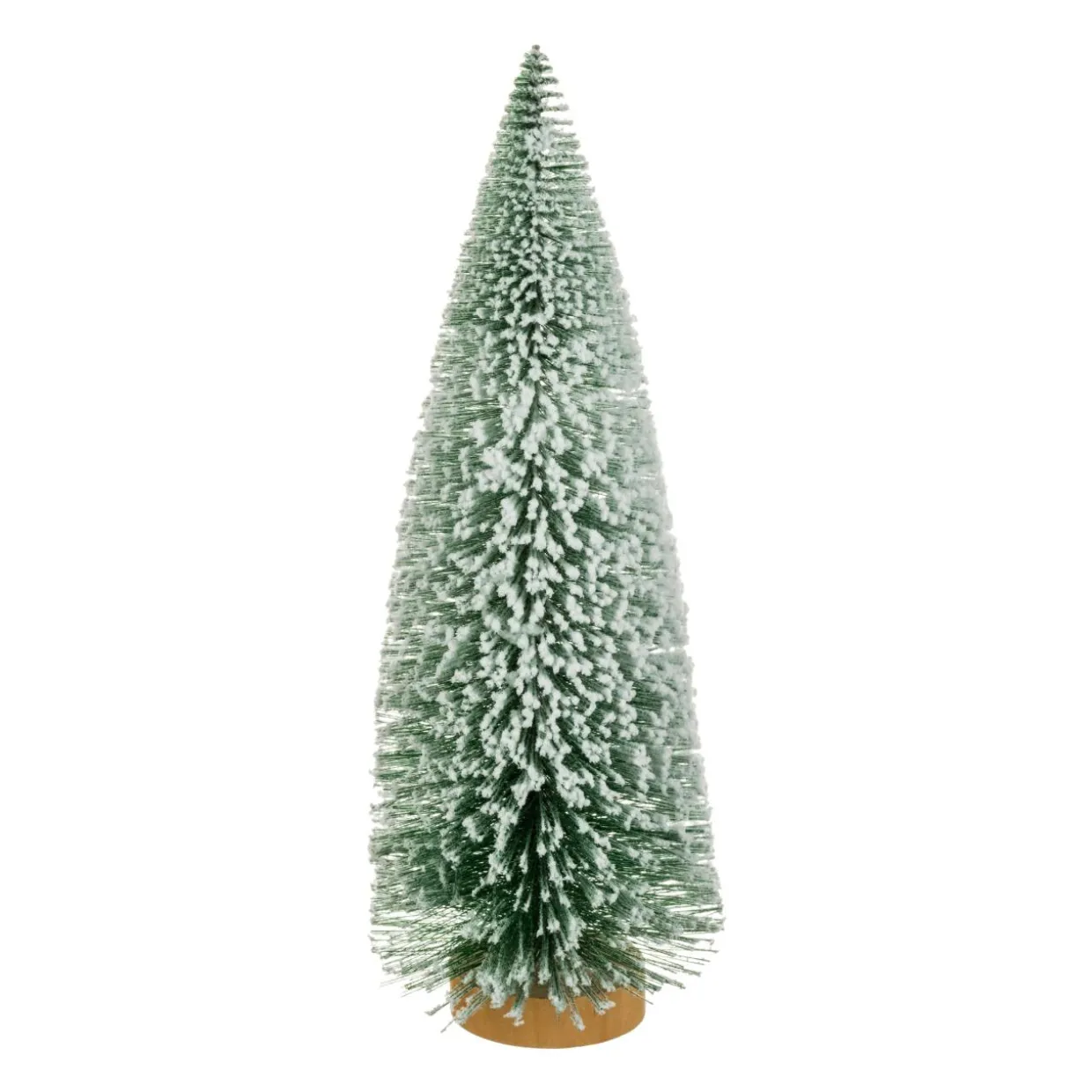 Sapin artificiel de table (H25 cm) Forêt enneigée Vert