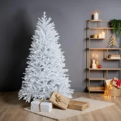 Sapin de Noël artificiel (H180 cm) Quebec Blanc