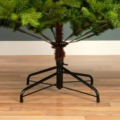 Sapin de Noël artificiel lumineux 430 LED (H210 cm) Allix Vert sapin