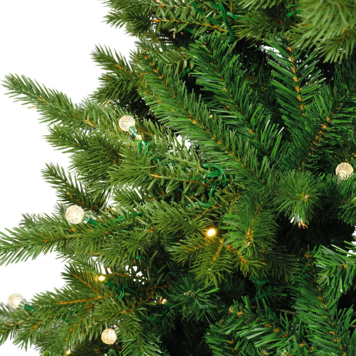 Sapin de Noël artificiel lumineux 480 LED (H210 cm) Idaho Vert sapin