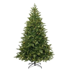 Sapin de Noël artificiel lumineux 480 LED (H210 cm) Idaho Vert sapin