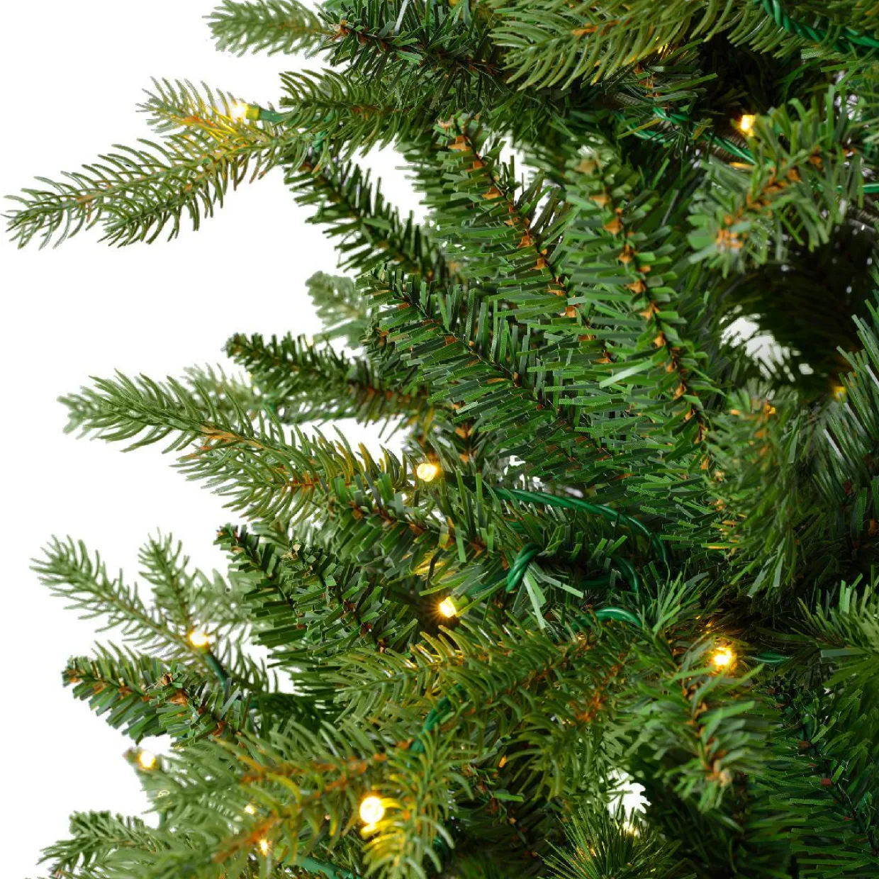 Sapin de Noël artificiel lumineux 5400 LED (H240 cm) Caucasia Nordmann Vert sapin