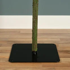 Sapin de Noël artificiel lumineux 250 LED (H240 cm) Sierra Vert enneigé
