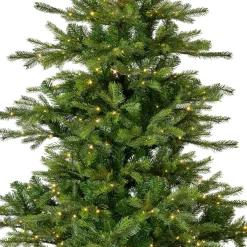 Sapin de Noël artificiel lumineux 550 LED (H210 cm) Glorious Vert sapin
