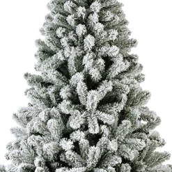 Sapin de Noël artificiel lumineux 400 LED (H240 cm) King Vert enneigé