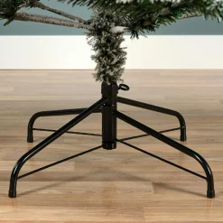 Sapin de Noël artificiel lumineux 400 LED (H240 cm) King Vert enneigé