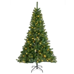 Sapin de Noël artificiel lumineux 260 LED (H180 cm) King Vert sapin