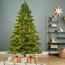 Sapin de Noël artificiel lumineux 3000 LED (H180 cm) Caucasia Nordmann Vert sapin