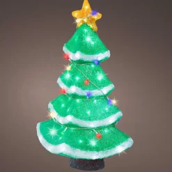 Sapin lumineux 120 LED (H56 cm) Étoile scintillante Blanc froid