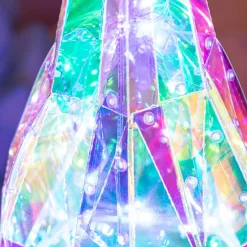 Sapin lumineux 120 Micro LED (H110 cm) Ice Blanc froid