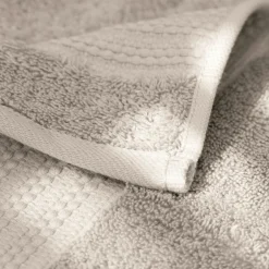 Serviette de bain coton bio (90 x 150 cm) Méline Beige pampa