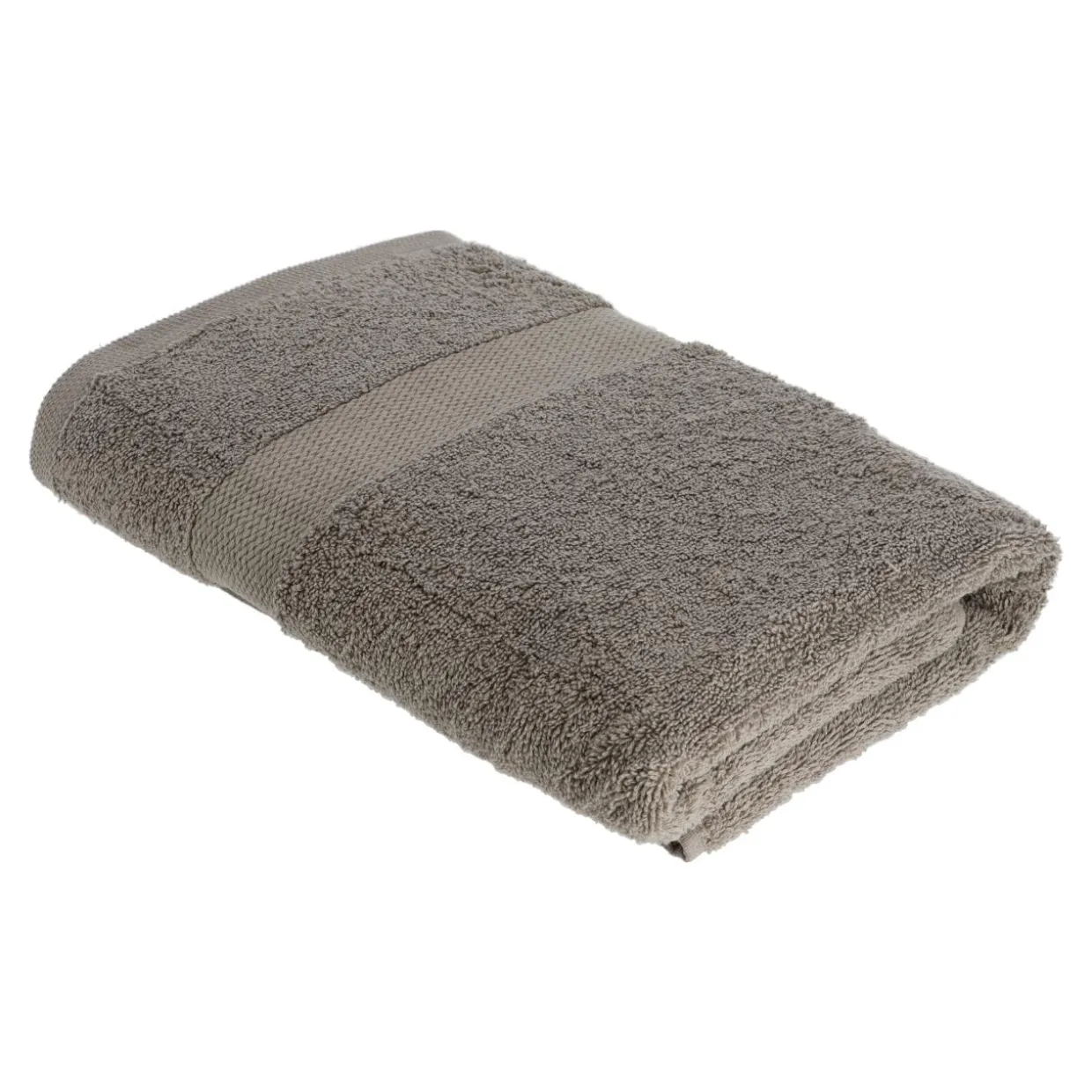 Serviette de bain coton (70 x 130 cm) Timeless Taupe