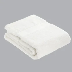 Serviette de bain coton (50 x 90 cm) Timeless Blanche