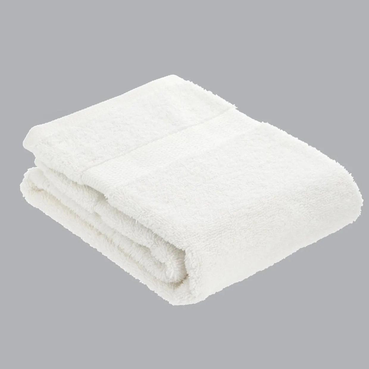 Serviette de bain coton (50 x 90 cm) Timeless Blanche
