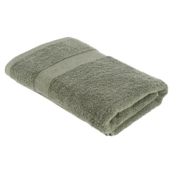 Serviette de bain coton (70 x 130 cm) Timeless Vert kaki