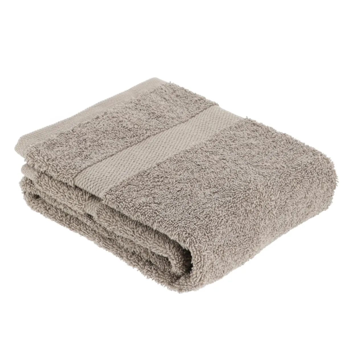 Serviette de bain coton (50 x 90 cm) Timeless Taupe