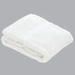 Serviette de bain coton (30 x 50 cm) Timeless Blanche