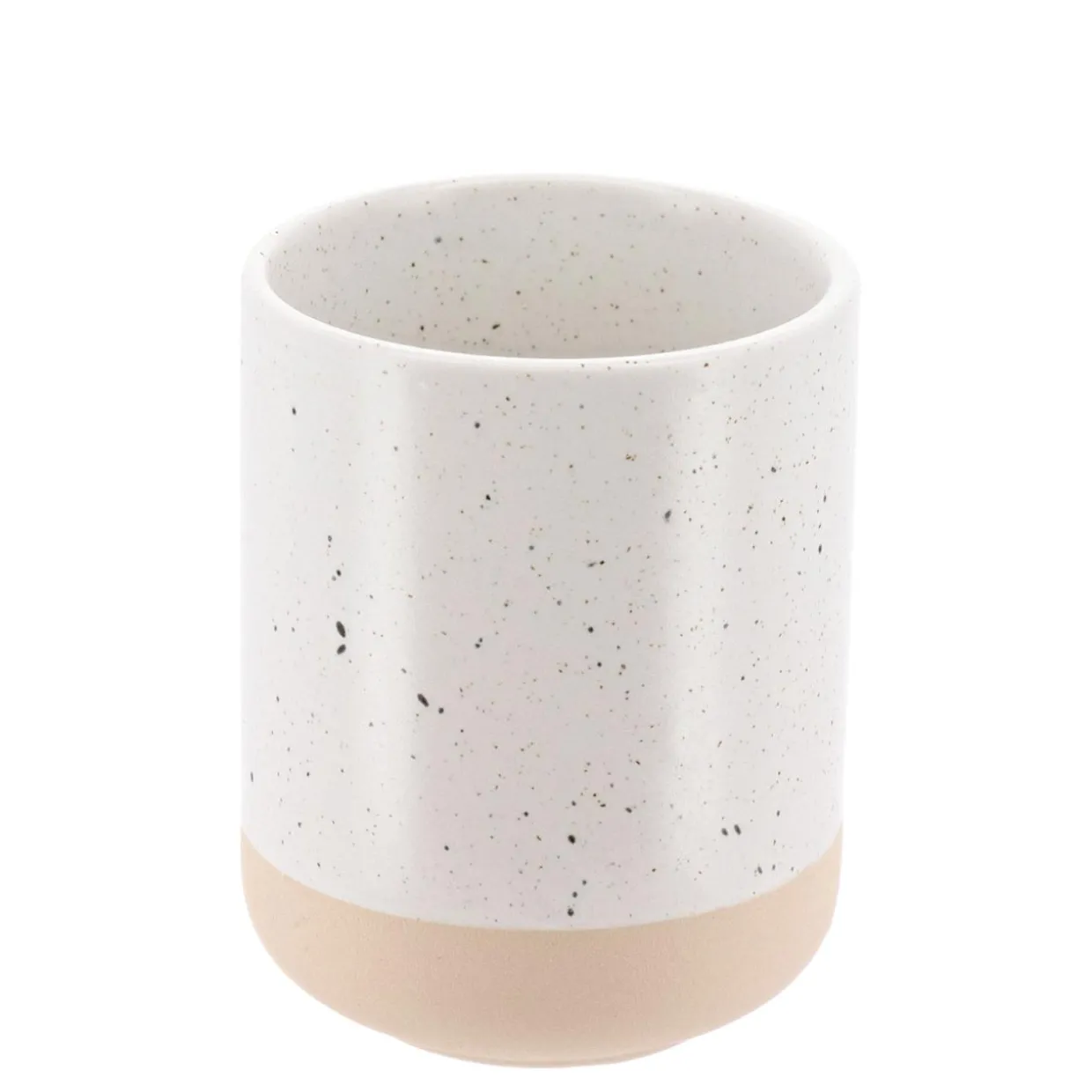Set d'accessoires salle de bain grès moucheté Pietra Beige