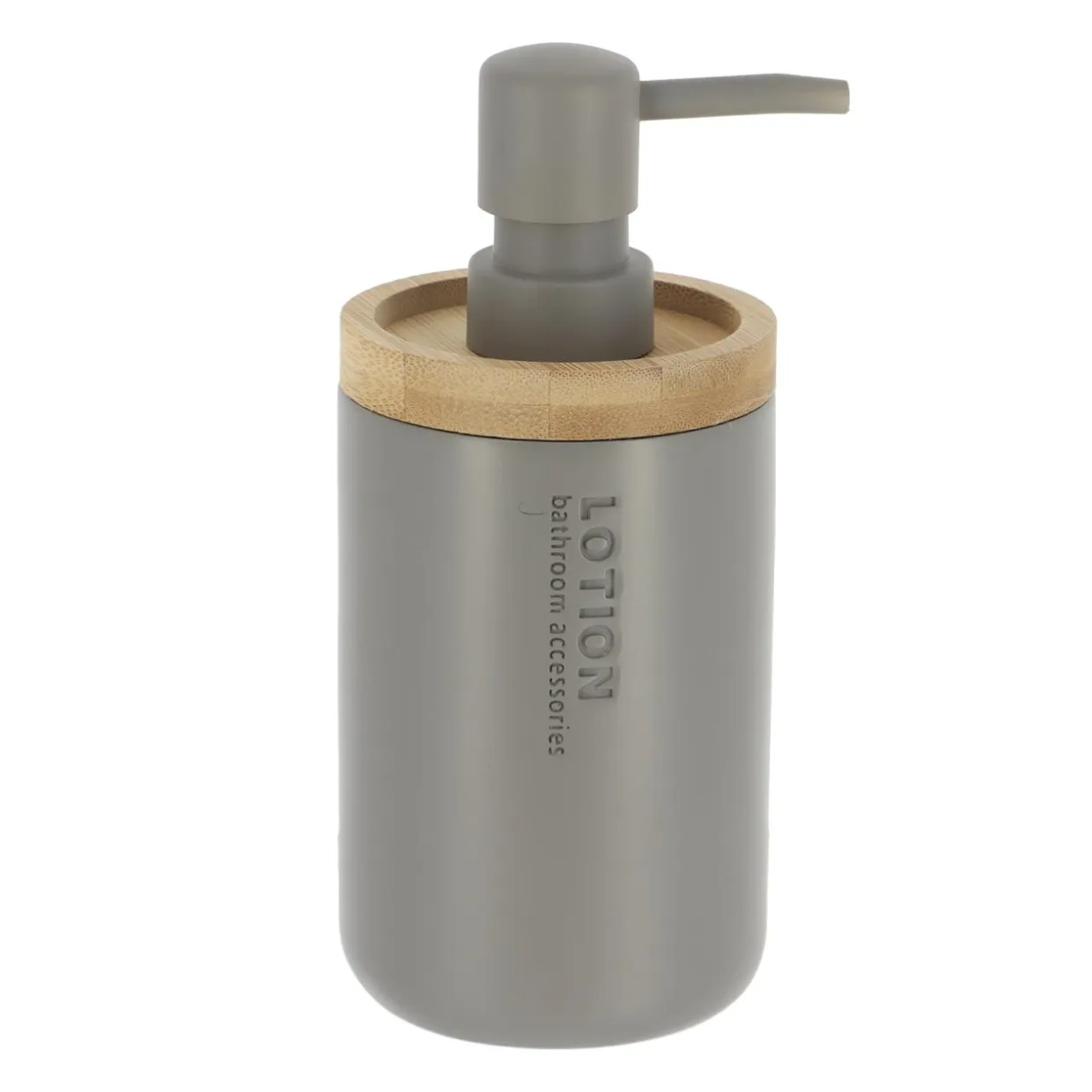 Set d'accessoires salle de bain Purebamboo Gris