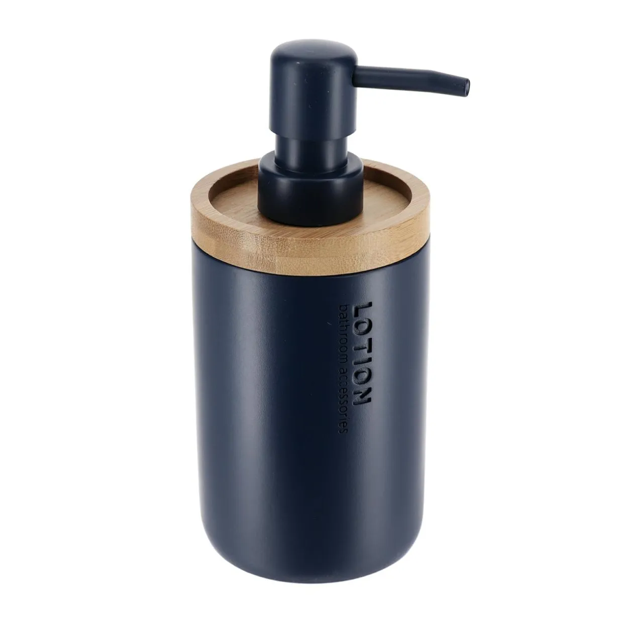 Set d'accessoires salle de bain Purebamboo Bleu marine