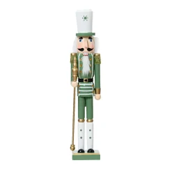 Soldat Casse-noisette en bois (H92 cm) Viktor Vert