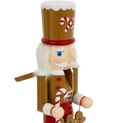 Soldat Casse-noisette en bois (H38 cm) Pain d'épices