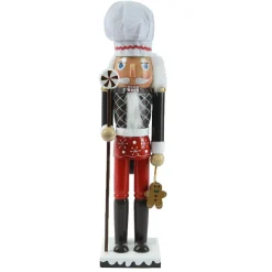 Soldat Casse-noisette en bois (H38 cm) Henri et Pain d'épices