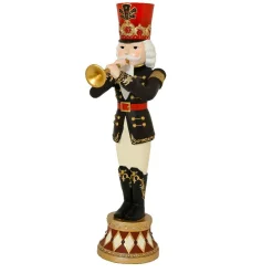 Soldat casse-noisette Géant (H195 cm) Evariste le trompettiste
