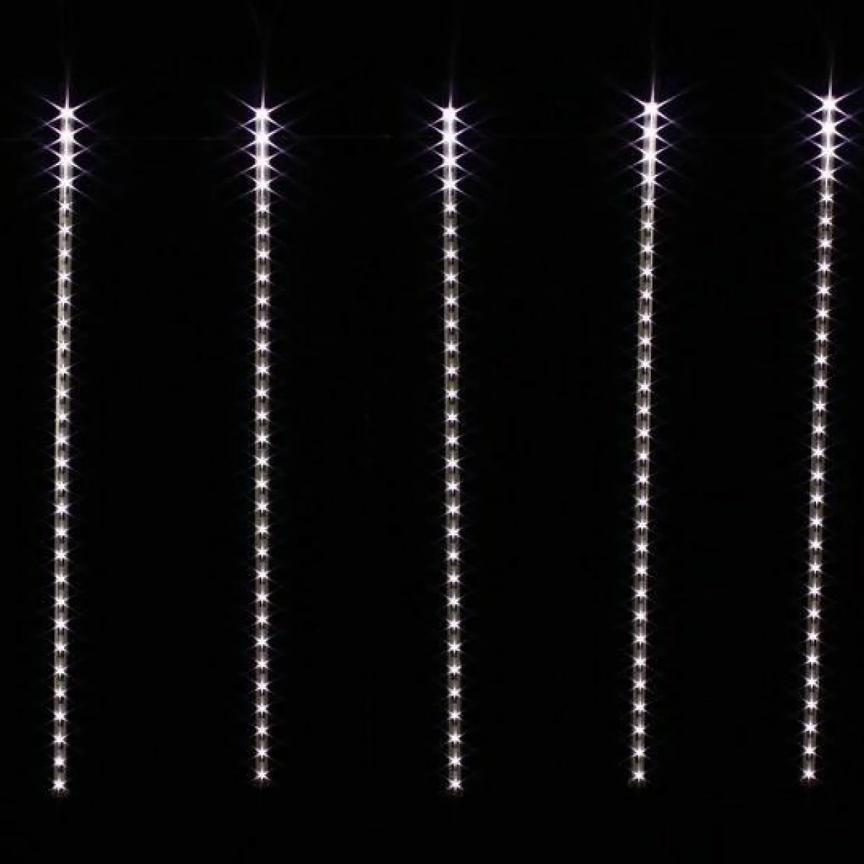 Stalactite lumineuse 6 m 210 LED Glaçons défilement Blanc froid
