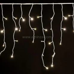 Stalactite lumineuse 30 m 900 LED Stars Grande hauteur XL Timer Blanc chaud