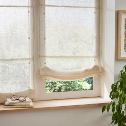 Store bateau passe tringle (45 x 180 cm) Luca Beige