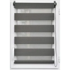 Store enrouleur Jour / Nuit (60 x 250 cm) Gris anthracite