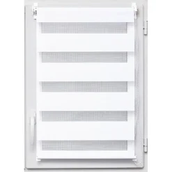 Store enrouleur Jour / Nuit (75 x 250 cm) Blanc