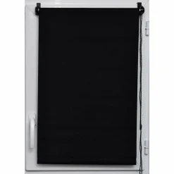 Store enrouleur occultant (75 x 180 cm) Uni Noir
