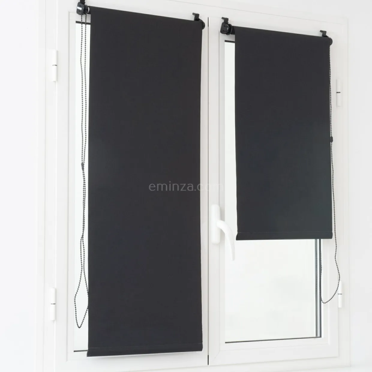 Store enrouleur occultant (60 x 90 cm) Uni Noir