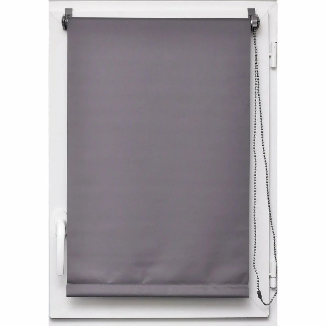 Store enrouleur occultant (75 x 180 cm) Uni Gris