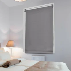 Store enrouleur occultant (45 x 90 cm) Uni Gris