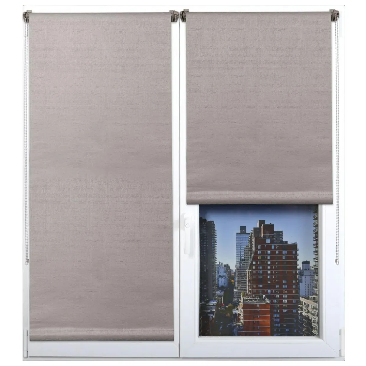 Store enrouleur occultant (45 x 180 cm) Lio Taupe