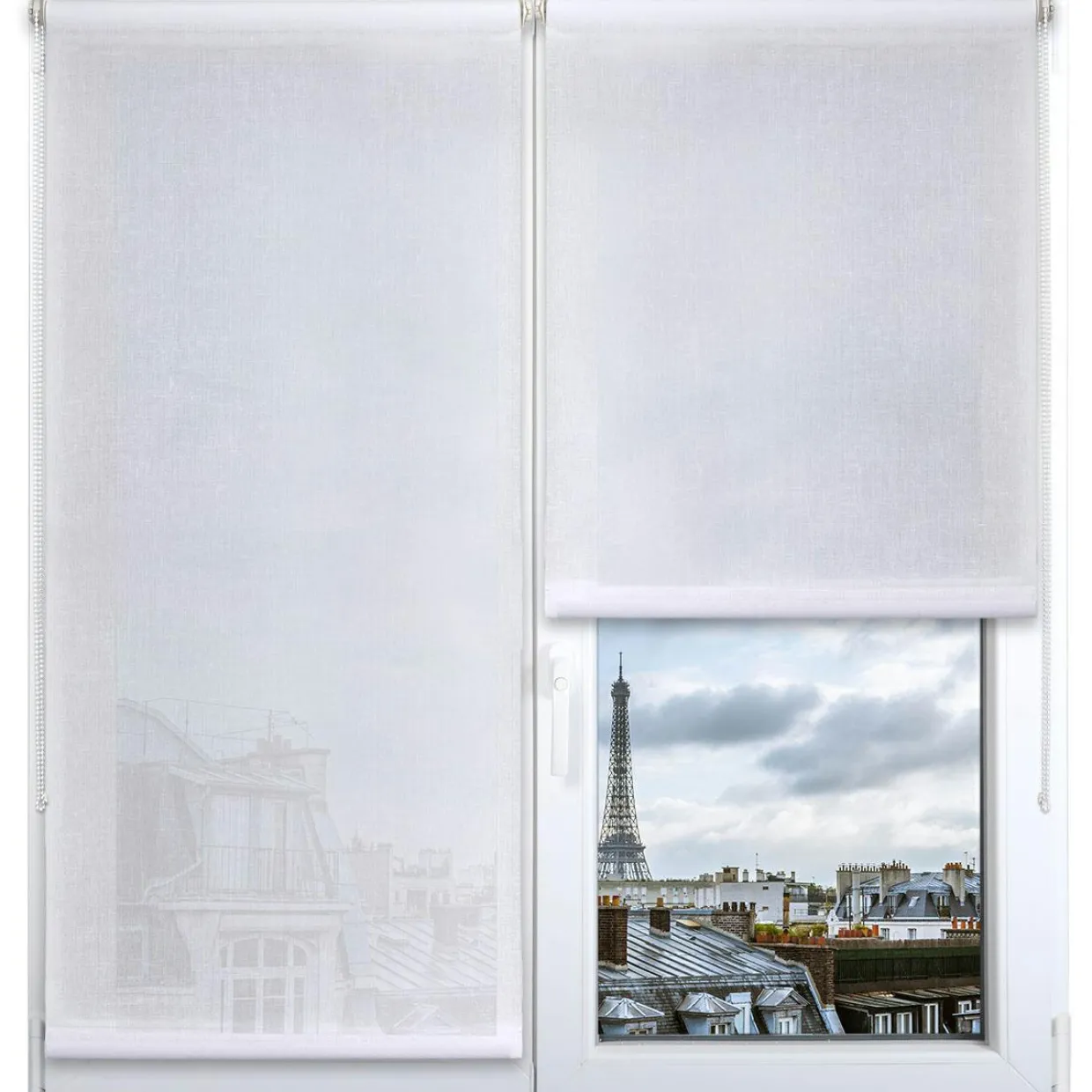Store enrouleur tamisant (60 x 180 cm) Pure Blanc